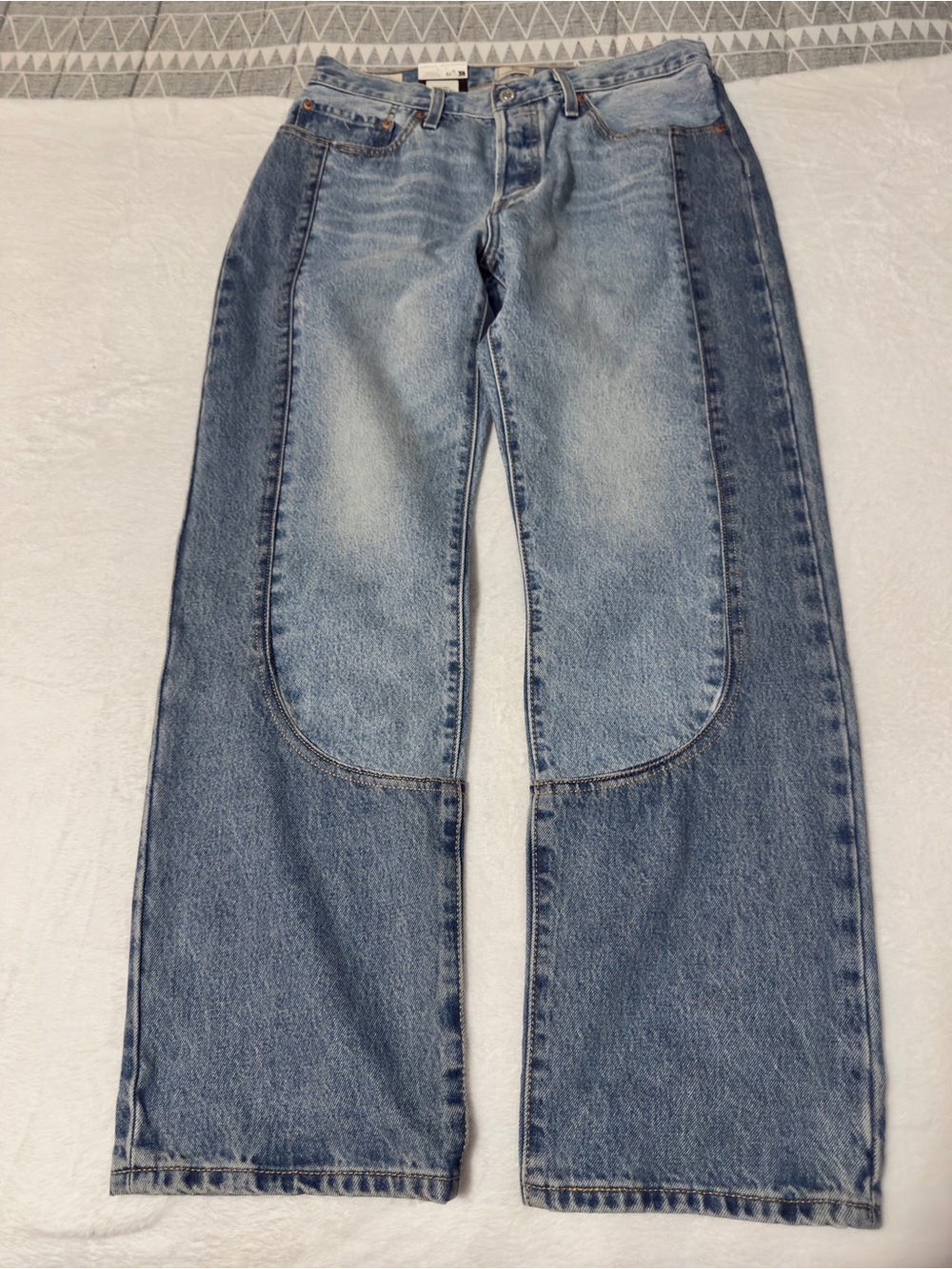 Levi's Original Button Fly 501 Classic Straight Leg Jeans 30x30